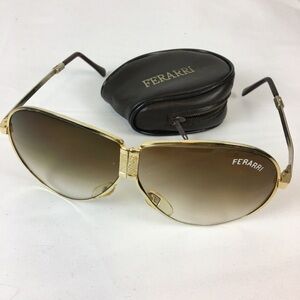 Vintage Ferrari Sunglasses with Case